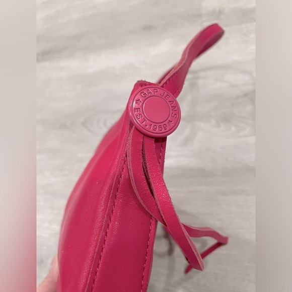 Set of two: Hugo Buscati Floral Dress sz 6 US & Vintage Gap 100% Leather Purse - Picture 5 of 8